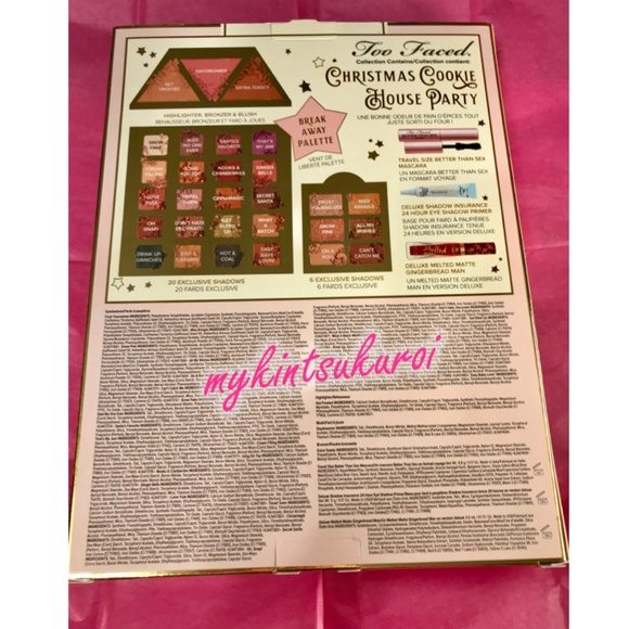 Too Faced Holiday Christmas Cookie House Party - ULTRA RARE! - Picture 5 of 5